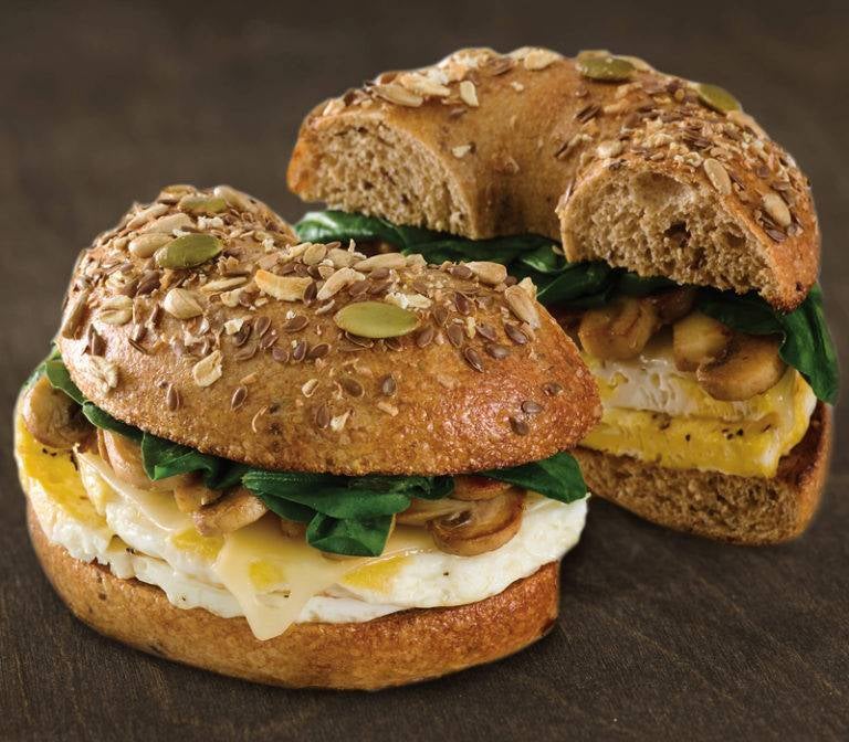 Spinach Mushroom Swiss Einstein Bros Bagels