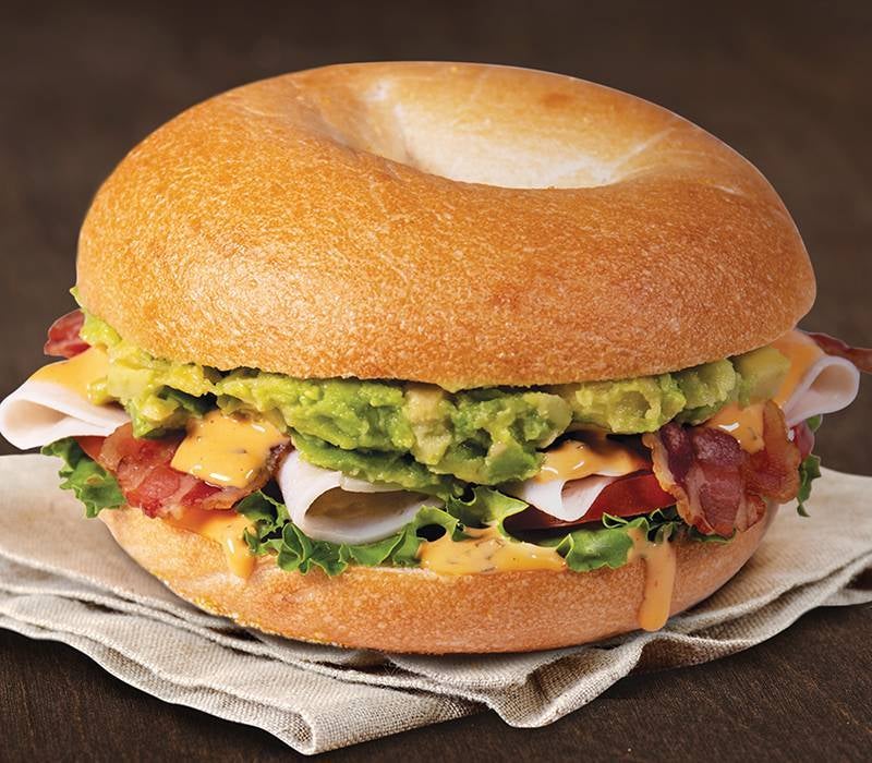 Turkey, Bacon & Avocado Sandwich Einstein Bros. Bagels