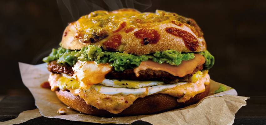 Chorizo Avocado Sunrise Egg Sandwich