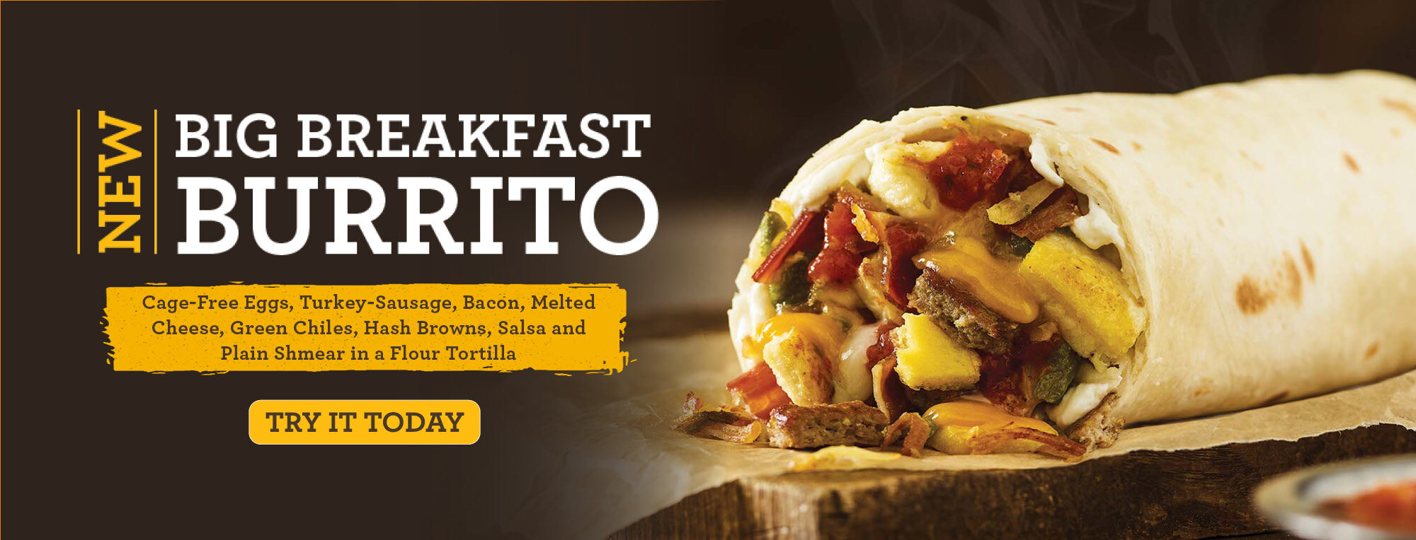 The New Big Breakfast Burrito from Einstein Bros. Bagels