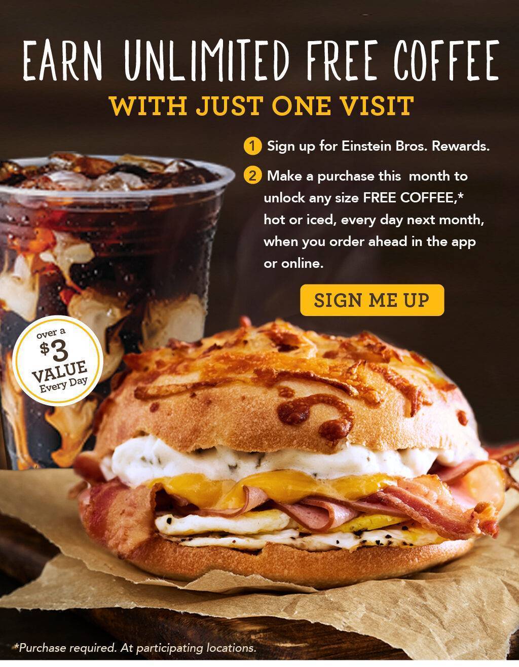 Earn Unlimited Free Coffee!