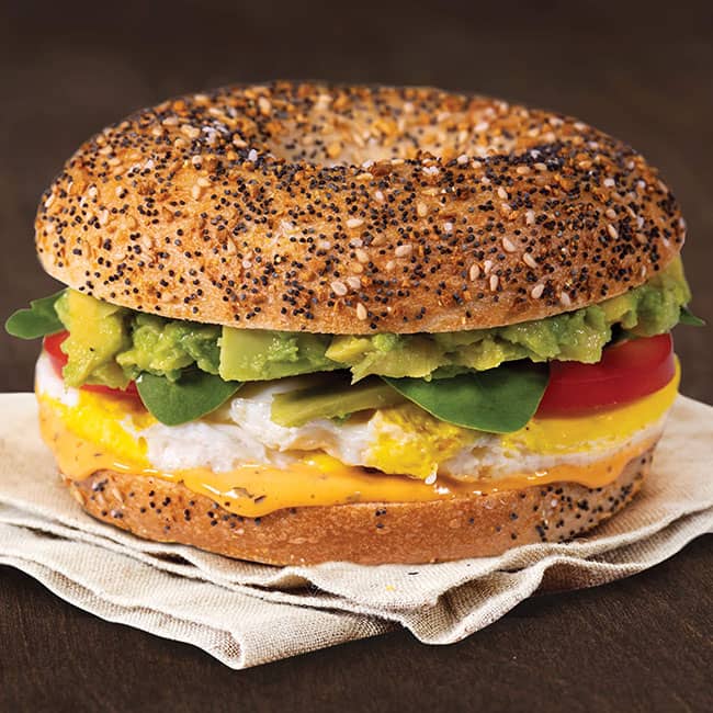 EBB Garden Avocado Signature Egg Sandwich