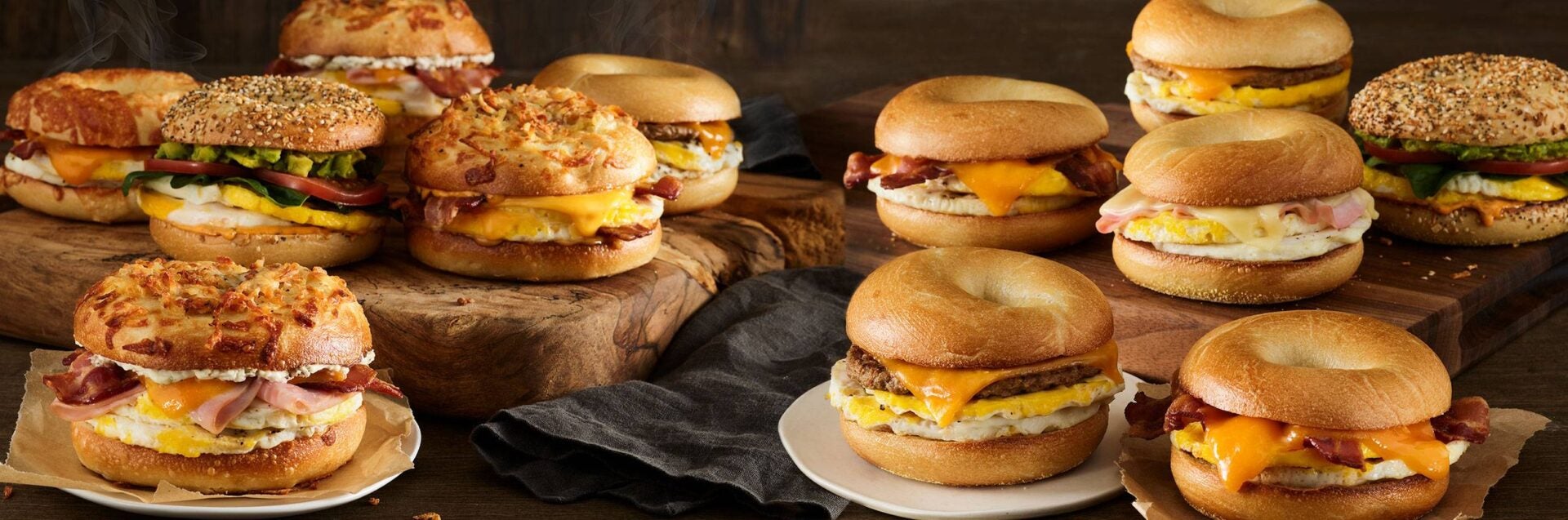 Einstein Bros Bagels Gourmet and Classic Egg Sandwich Image Deal