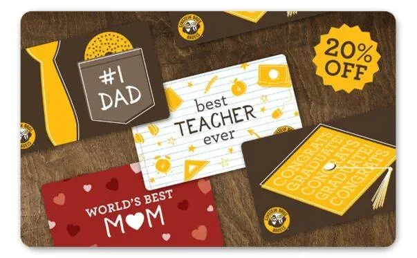 Einstein Bros Gift Cards - #1 Dad, Best Teacher Ever, World's Best Mom