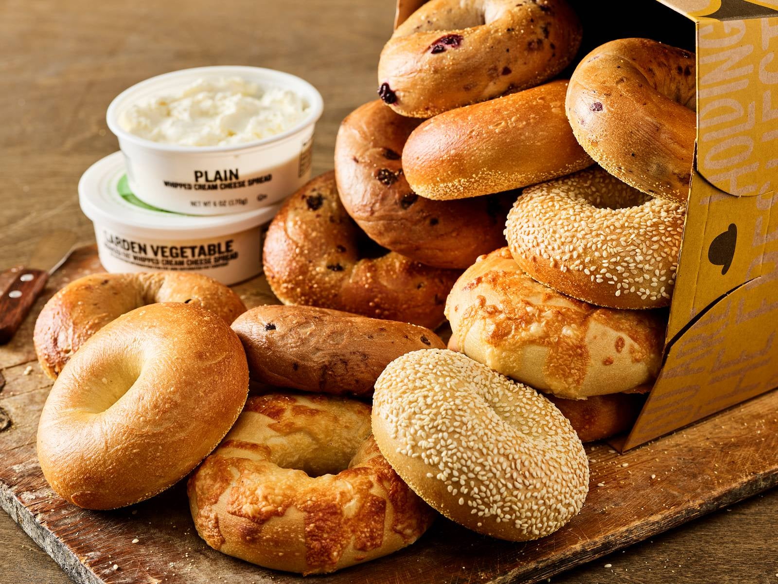 Einstein Bros. Bakers' Dozen Bagels & Cream Cheese Shmear