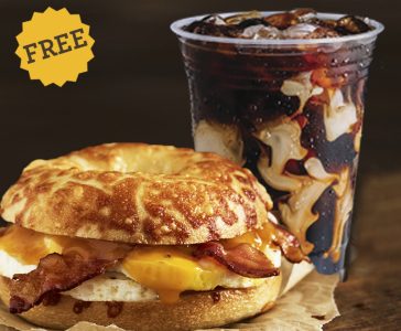 FREE Iced Coffee with purchase Offer